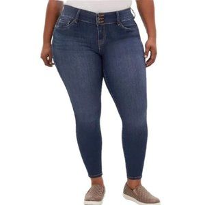 Torrid Jegging Super Stretch Medium Wash Denim Blue Jeans size 16R